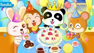 Baby Panda's Birthday Party  | Let Children organize their party by themrself | Babybus Kids Games
