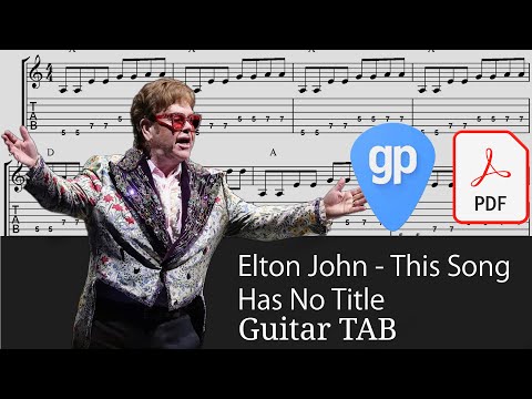 This Song Has No Title - Elton John