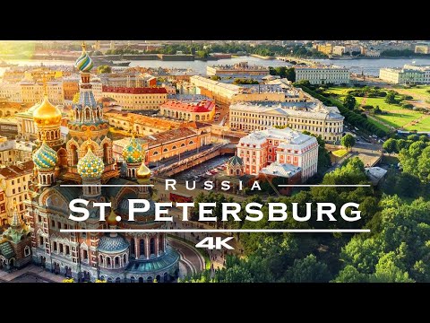 Saint Petersburg, Russia 🇷🇺 - by drone [4K]