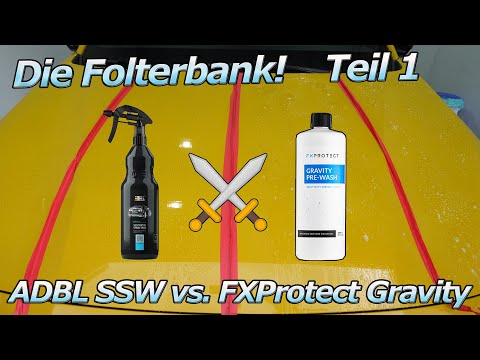 Wie stark ist das denn! ADBL Synthetic Spray Wax vs. FXProtect Gravity - Belastungstestreihe Teil 1