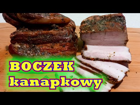 JAK WĘDZONY !!! BOCZEK GOTOWANY w łupinach cebuli na kanapki lub zagrychę !!!