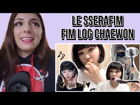 [FIM-LOG] Chaewon's Vlog l Busy, busy, diligent Chaechae 🏃🏻‍♀️🎼 | LE SSERAFIM REACTION