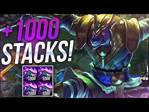 Nasus Jungle Guide TONS OF STACKS! Cosmic Drive into full tank + sunderer?!?!?!