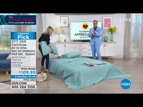 Concierge Collection AllInOne 6pc Air Mattress Bed Set  ...