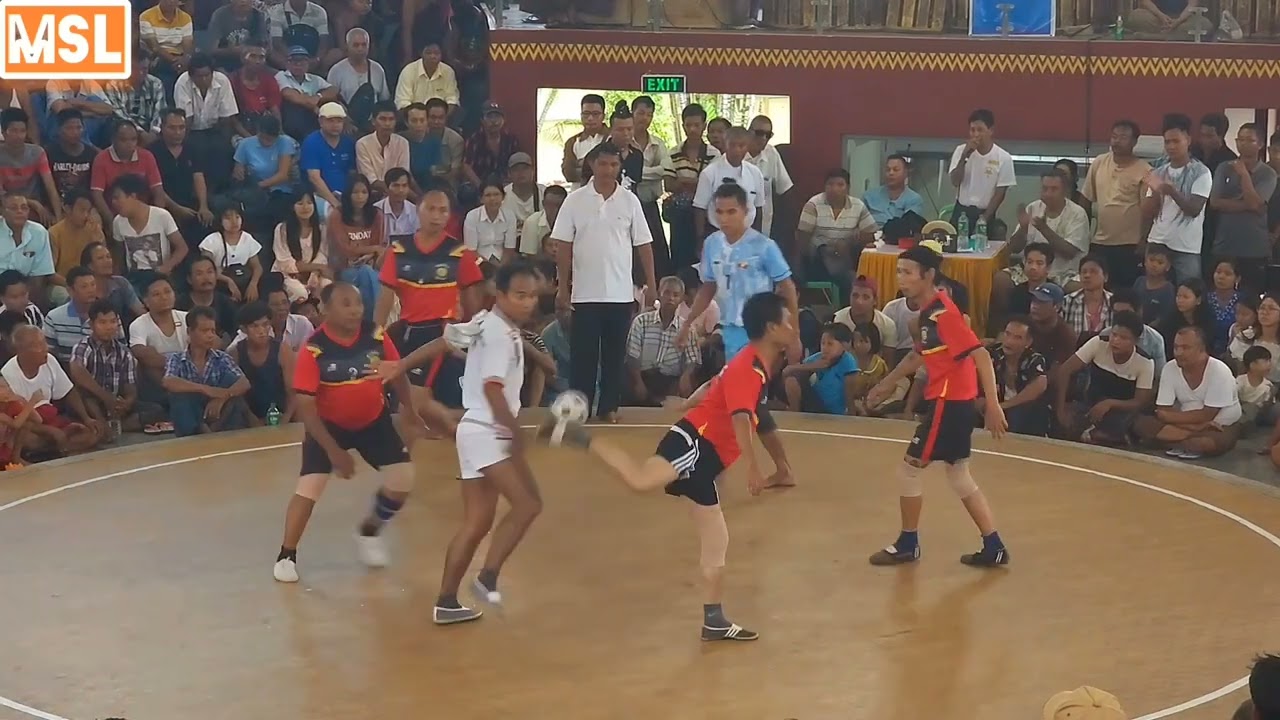 The Best Player of Traditional Chinlone Skills......သော်ဝေဇင်နှင့်ရဲမာန် တို့ရဲ့ပွဲကောင်းလေး......