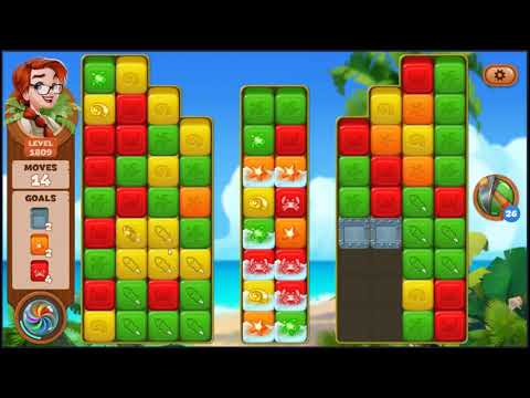 Lost Island Blast Adventure Level 1809 - NO BOOSTERS 🏝️ | SKILLGAMING ✔️