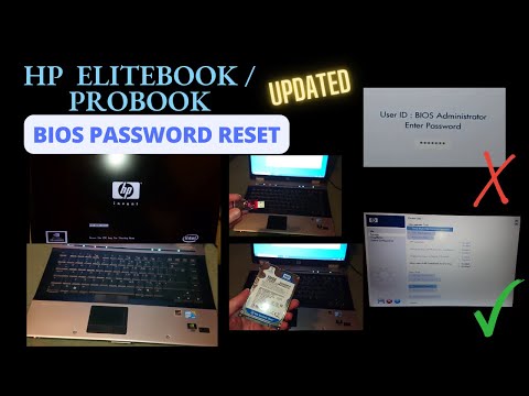 HP Elitebook/Probook bios password reset TUTORIAL | UPDATED - USB BOOT NOT REQUIRED!