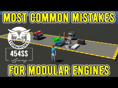 COMMON Modular Engine MISTAKES in Stormworks
