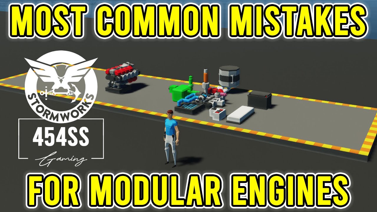 COMMON Modular Engine MISTAKES in Stormworks