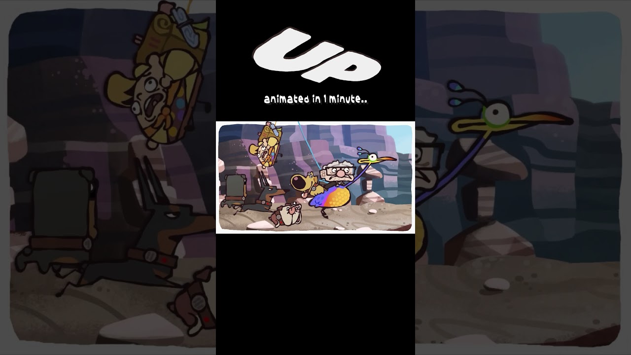 Disney's UP in ONE MINUTE #shorts