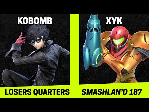 SmashLAN'd 187 Losers Quarters - Kobomb (Joker) vs XYK (Samus) - SSBU Tournament