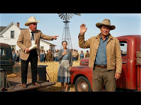 John Wayne Walked Into A Widow's Farm Auction In Texas 1958 — Then He Outbid The Bank