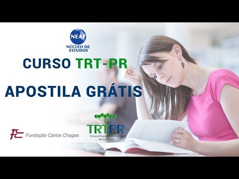 Apostila TRT PR Técnico e Analista 2015 GRÁTIS