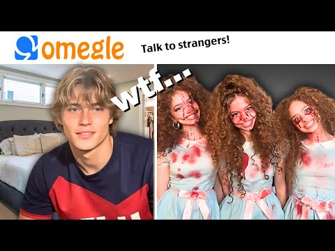 Kalogeras Sisters SCARE PEOPLE ON OMEGLE!