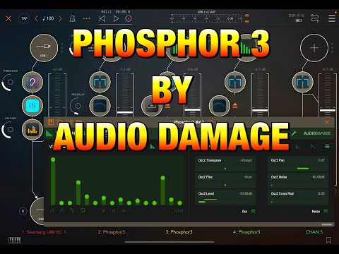 PHOSPHOR 3 - Vintage Additive Synthesizer by Audio Damage - UPDATED - Walkthrough for the iPad