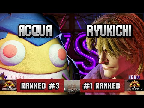 Street Fighter 6 🔥 Ryukichi [#1 Ken] VS ACQUA [#3 Blanka] 🔥 FT5 🔥 High level gameplay