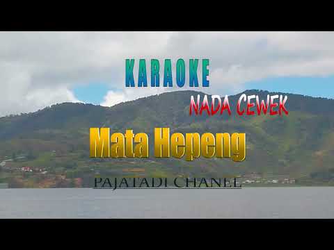KARAOKE MATA HEPENG ( NADA CEWEK ) LAGU TAPSEL..