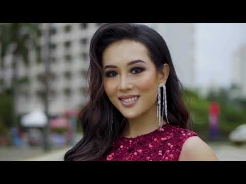 Miss Global 50ft Runway walk challenge to Miss Global theme song - OLIVIA ATEN