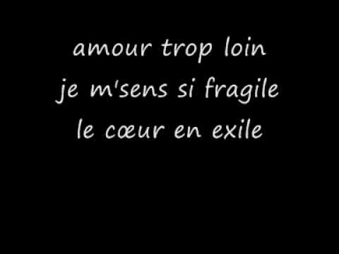 Images- Le coeur en exil ( lyrics )