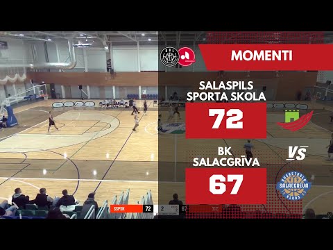 RBL Regulārā Sezona: Salaspils Sporta Skola - BK Salacgrīva | Labākie Momenti