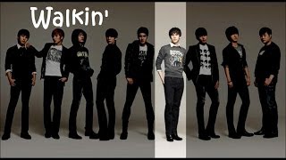 Super Junior - Walkin' (English Lyrics)