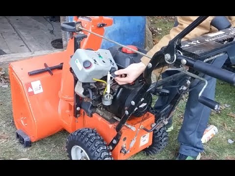 Repairing A No Start Ariens Snowblower