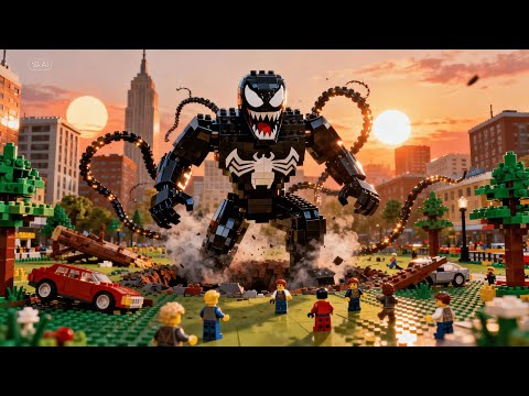LEGO Venom: Birth of Chaos – Eddie Brock’s Transformation Into LEGO’s Dark Anti-Hero!