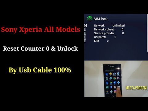 All Sony Xperia 0 counter Supported  Direct Unlock 2020 Sony Xperia Network Unlock Remove By cable