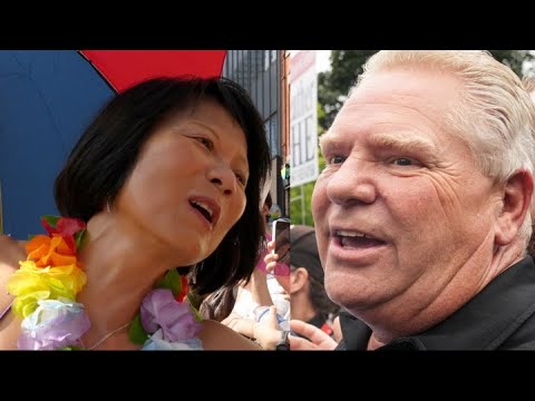 CAUGHT ON CAMERA: Doug Ford talks about working with Olivia Chow