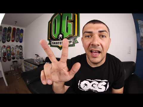 Skateboard fahren lernen - 3 Bremsarten feat. OG Pav