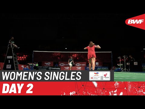 BWF Uber Cup | Line Christophersen (DEN) vs Rachel Chan (CAN) | Group D