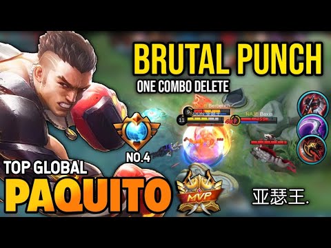 PAQUITO BEST BUILD 2022 | TOP GLOBAL PAQUITO GAMEPLAY | MOBILE LEGENDS✓