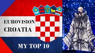 Croatia in Eurovision - My Top 10 [2000 - 2016]