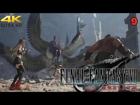 Final Fantasy VII Rebirth Gameplay Part 9 Walkthrough Full Game [ Ps5 4K 60FPS HDR ] No Commentary