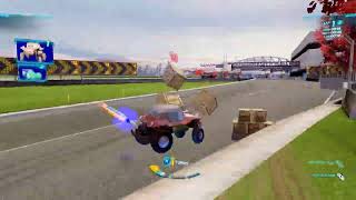 Cars 2 The Video Game (Arcade) Sandy Dunes in all the world Grand Prix missions
