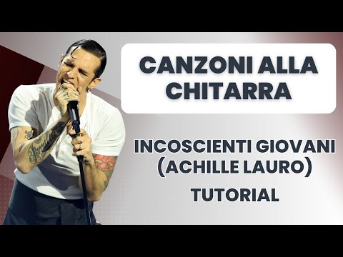 "Unconscious Youth" (Achille Lauro) - Guitar Tutorial 🎸🎶