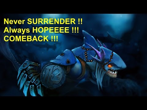 Dota 2 Slark Ranked Match COMEBACK