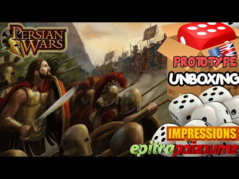 Persian Wars - Prototype Unboxing & Impressions (EN) by Epitrapaizoume