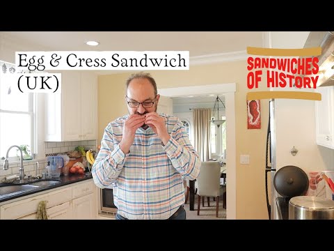 Egg and Cress Sandwich (UK) on Sandwiches of History