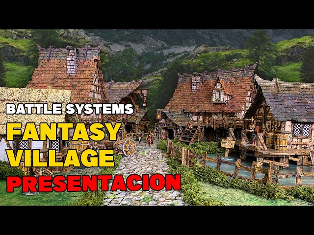 Vídeo relacionado con Battle Systems Fantasy Wargames Terrain Village - Tabla de Juegos de Mesa de Varios Niveles, Wargaming 40K Universe - BSTFWC001