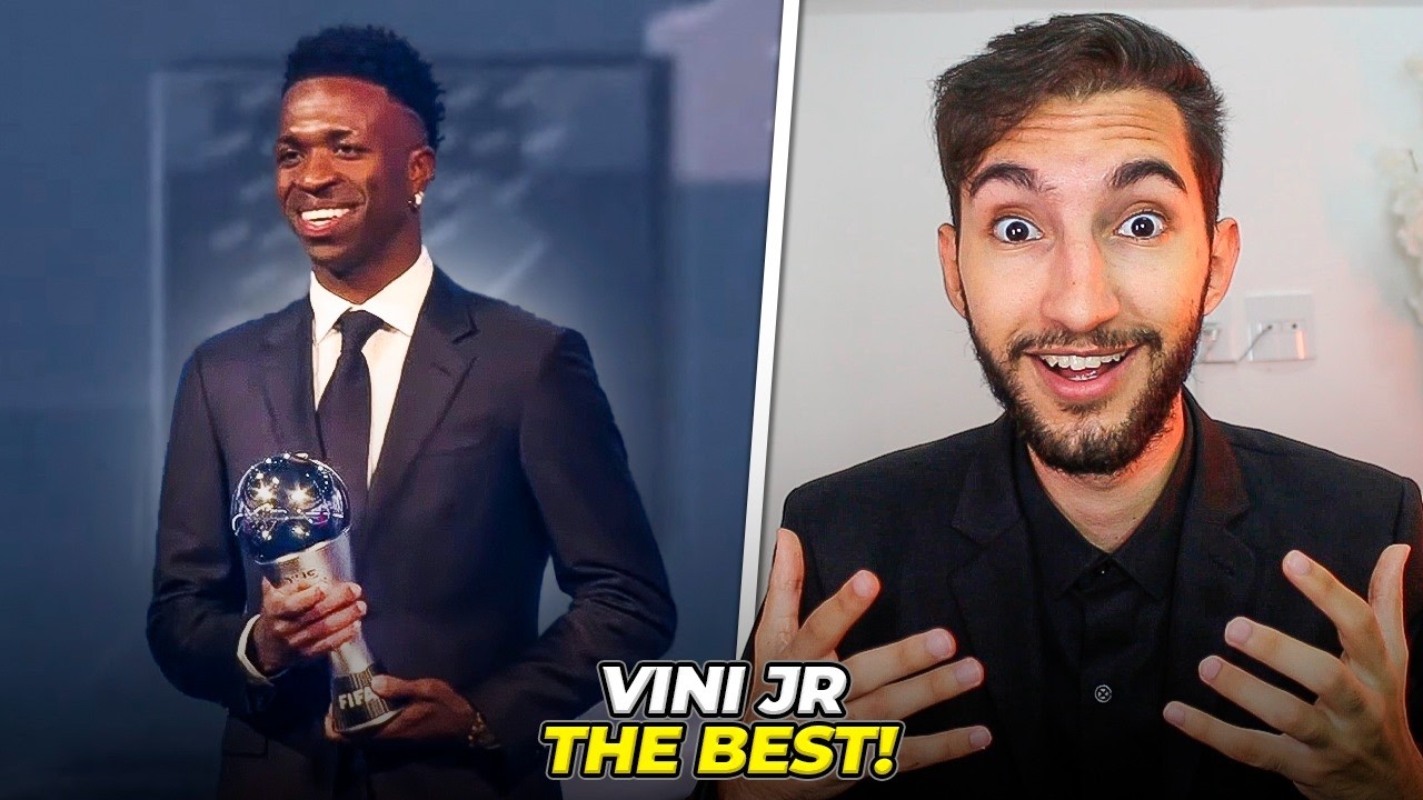 VINICIUS JÚNIOR ELEITO MELHOR DO MUNDO NO THE BEST! 🌟🇧🇷