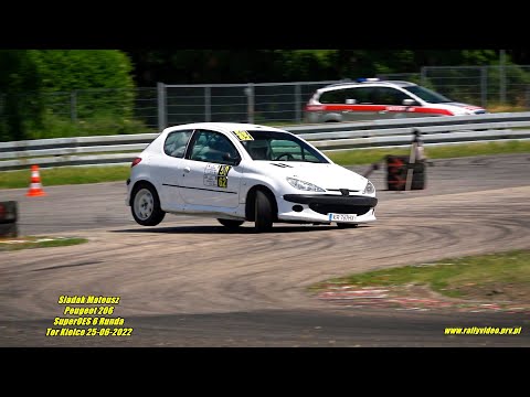Siadak Mateusz - Peugeot 206 - SuperOES 6 Runda Tor Kielce 25-06-2022