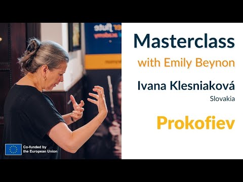 SFOA 2022 Masterclass with Emily Beynon - Ivana Klesniaková (Prokofiev Sonata)