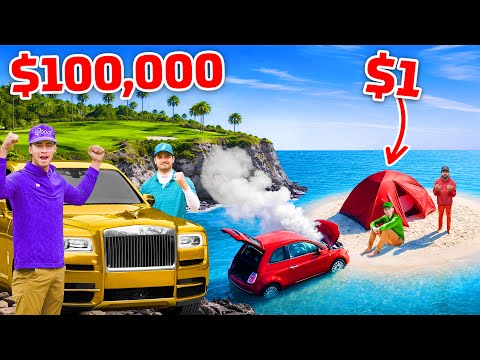 $1 vs $100,000 Golf Road Trip | Ep 2