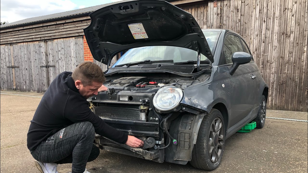 Copart 2013 Fiat 500 Sport Rear Axle change PT 4