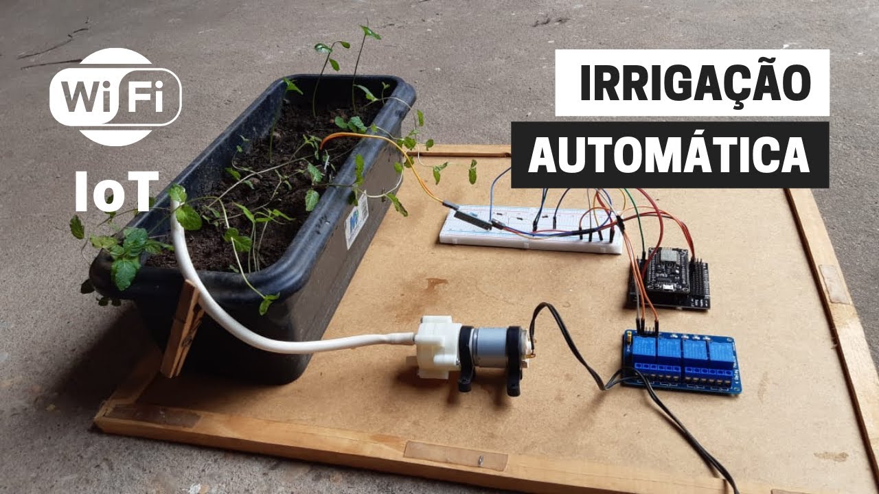 Sistema de irrigação automática via WIFI - IOT (ESP8266)