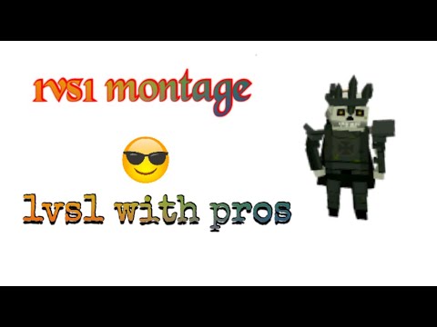 1vs1 montage with pros-grand battle royale 🎃