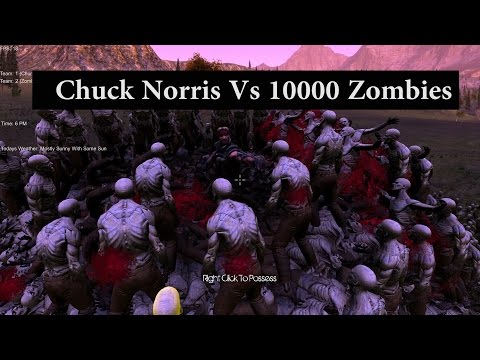 Ultimate Epic Battle Simulator - 10000 Zombies Vs Chuck Norris