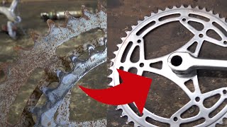 RUGGINE BICI COME TOGLIERLA - RESTAURO DI UNA VECCHIA BICI DA CORSA