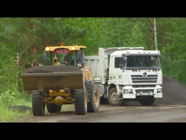 Ремонт на дороге АЭХК